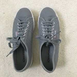 Grey Suprega Platform Sneaker